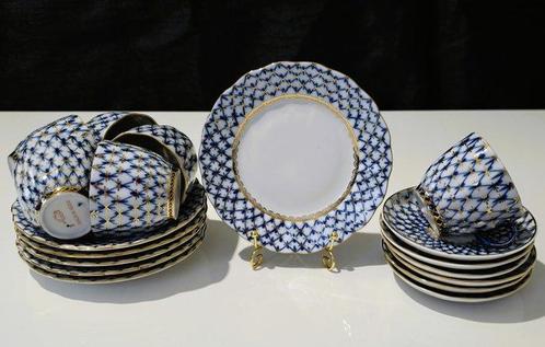 Lomonosov Imperial Porcelain Factory - Koffieservies voor 6, Antiek en Kunst, Antiek | Meubels | Tafels