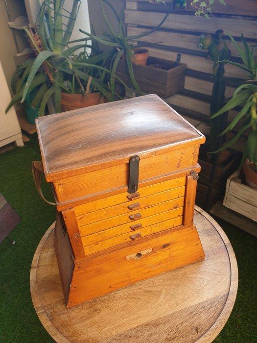 Kabinet - Hout - ladekast voor aas, Antiek en Kunst, Curiosa en Brocante