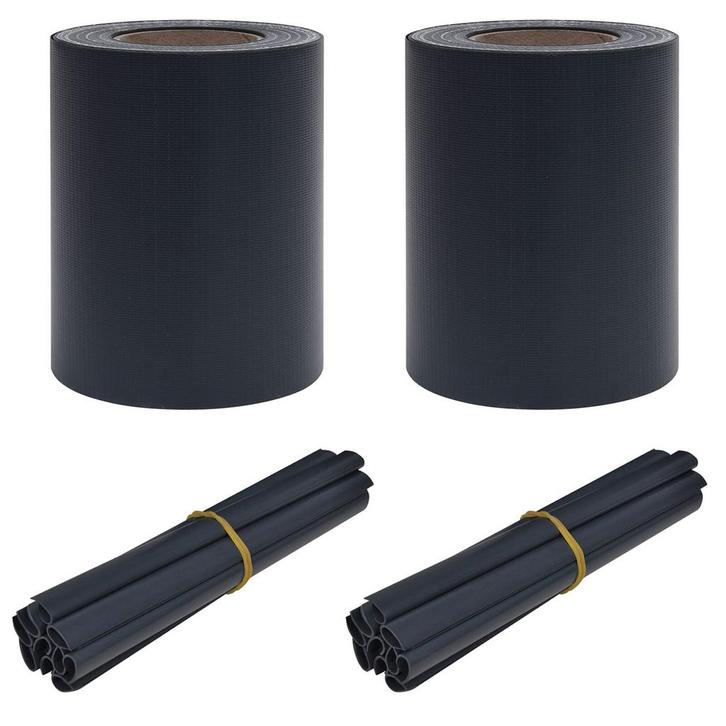 Privacyscherm Donkergrijs | OP = OP | Direct Prive!, Tuin en Terras, Bloembakken en Plantenbakken, Minder dan 60 cm, Tuin, Rechthoekig