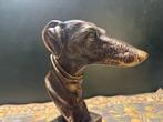 Buste, 2 windhonden - 22.5 cm - Fonte, Antiek en Kunst