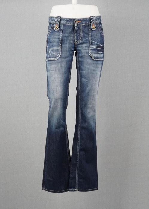 Vintage Bootcut Fornarina Blue size 30 / 34, Kleding | Dames, Spijkerbroeken en Jeans, Ophalen of Verzenden