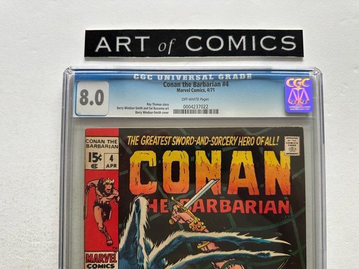 Conan le Barbare #4 - CGC 8.0 - The Tower Of The Elephant, Boeken, Strips | Comics