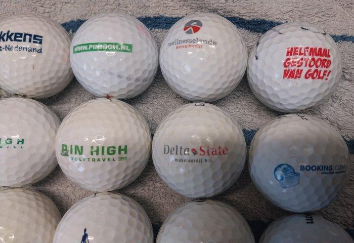 Themacollectie - 100 verschillende bedrukte Golfballen, Antiek en Kunst, Antiek | Speelgoed