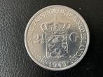 Nederland. Wilhelmina. 2 1/2 Gulden 1943  (Zonder, Postzegels en Munten, Munten | Nederland