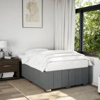 vidaXL Bedframe zonder matras 120x190 cm stof donkergrijs, Verzenden, Nieuw