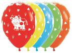 Ballonnen Farm Animals Mix 30cm 25st, Verzenden, Nieuw