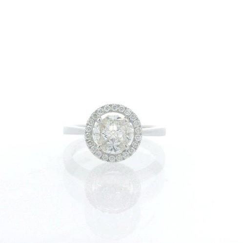 Ring - 18 karaat Witgoud -  0.73ct. tw. Diamant (Natuurlijk), Handtassen en Accessoires, Ringen