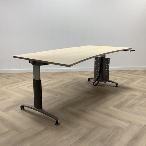 Tweedehands Schärf slingerbureau 200x100/90 cm, licht beuken, Huis en Inrichting, Bureaus, Bureau, Gebruikt
