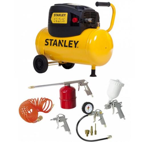Stanley - D200/10/24 Luchtcompressor inclusief 8-delige set, Bricolage & Construction, Compresseurs, Envoi