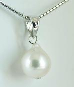 Zonder minimumprijs - Hanger - 18 karaat Witgoud Parel -