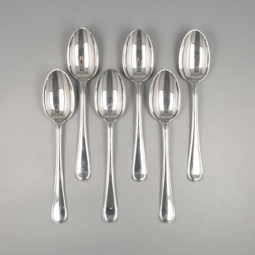 van Kempen & Begeer model Prinses 251 Dinerlepel - Lepel (6), Antiek en Kunst, Antiek | Zilver en Goud