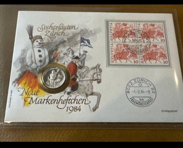 Zwitserland. Medal 1984 Sechslauten Zurich (Zonder, Postzegels en Munten, Munten | Europa | Niet-Euromunten