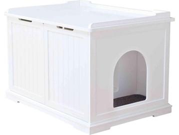 Trixie Kattenhuis - XL - Toilethuis met 2 deuren - Wit - beschikbaar voor biedingen