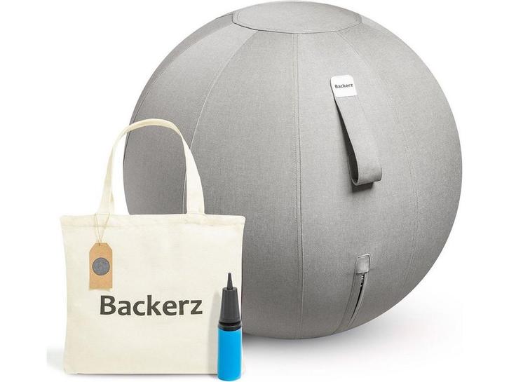 Backerz Zitbal - Ergonomische Zitbal 75 CM - Luxe Linnen, Sport en Fitness, Overige Sport en Fitness, Nieuw, Verzenden