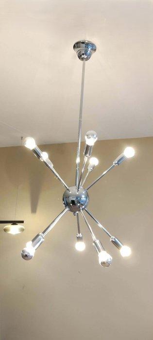 Paul de Haan - Spoetnik plafondlamp - Metaal, Antiquités & Art, Antiquités | Meubles | Chaises & Canapés