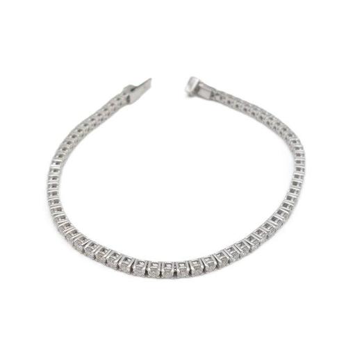 Armband - 18 karaat Witgoud - 3.23ct. tw. Diamant, Handtassen en Accessoires, Armbanden
