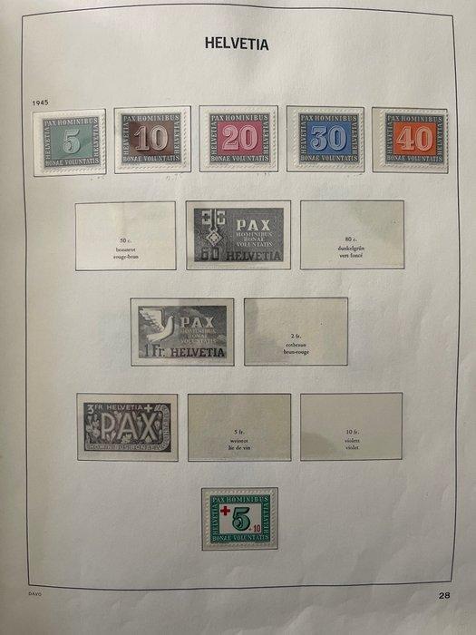Zwitserland 1945/1985 - Verzameling in Davo Album, Postzegels en Munten, Postzegels | Europa | België