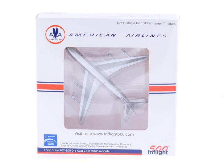 Schaal 1:500 Inflight 500 355 4059 American Airlines Boei..., Hobby en Vrije tijd, Modelbouw | Vliegtuigen en Helikopters, Gebruikt