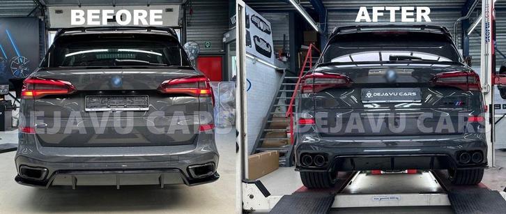 Custom Sport Dubbele Uitlaat Tips voor BMW X5 G05 M Tech, Auto diversen, Tuning en Styling, Ophalen of Verzenden