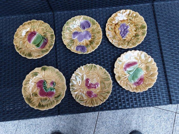 Sarreguemines - Bord (6) - Keramiek, Antiek en Kunst, Curiosa en Brocante