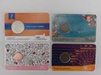 Nederland. 4 Bijzondere zeldzame coincards  (Zonder