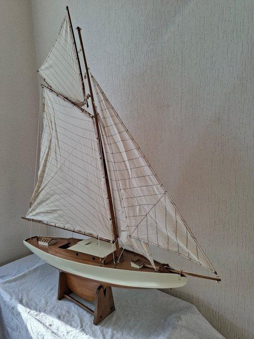 116 cm hoogte - Navire miniature - voilier, Antiquités & Art, Curiosités & Brocante