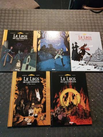 Le Legs de lalchimiste T1 à T5 + 3x ex-libris - Série