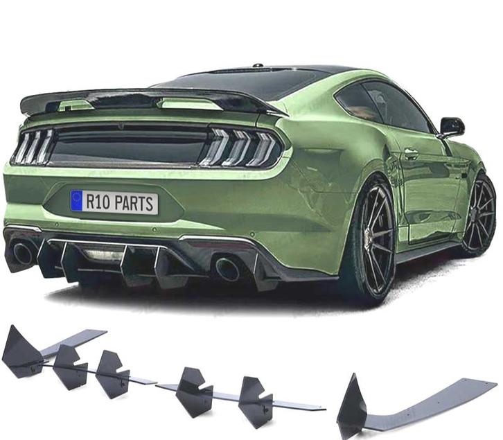 DIFFUSEUR FORD MUSTANG GT MK6 14-17 NOIR BRILLANT, Auto-onderdelen, Carrosserie, Verzenden