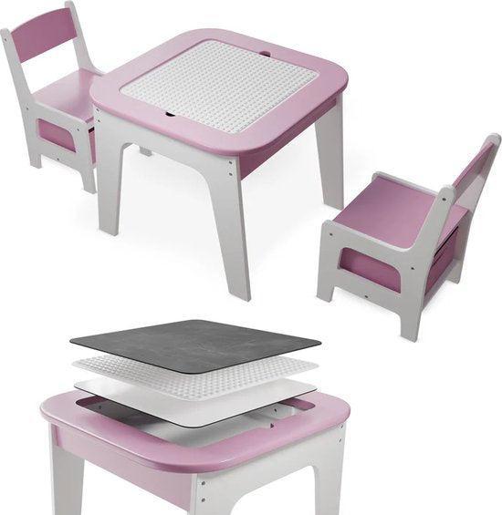 2dekans | Kinderzitgroep Milou - Met 2 stoelen en 1 tafel -, Kinderen en Baby's, Speelgoed | Speeltafels, Ophalen of Verzenden