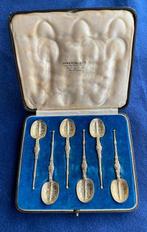 Cuillère à thé (6) - Argent 925 - argent sterling doré, Antiek en Kunst