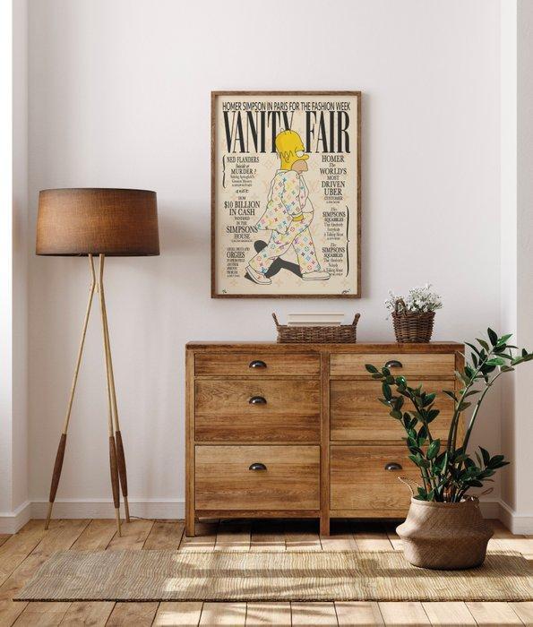 Kobalt - Homer Simpsons fashion week (Beige) - Magazine, Antiek en Kunst, Kunst | Designobjecten