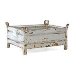 Gebruikte Stapelbak staal vaste constructie met vier, Ophalen of Verzenden