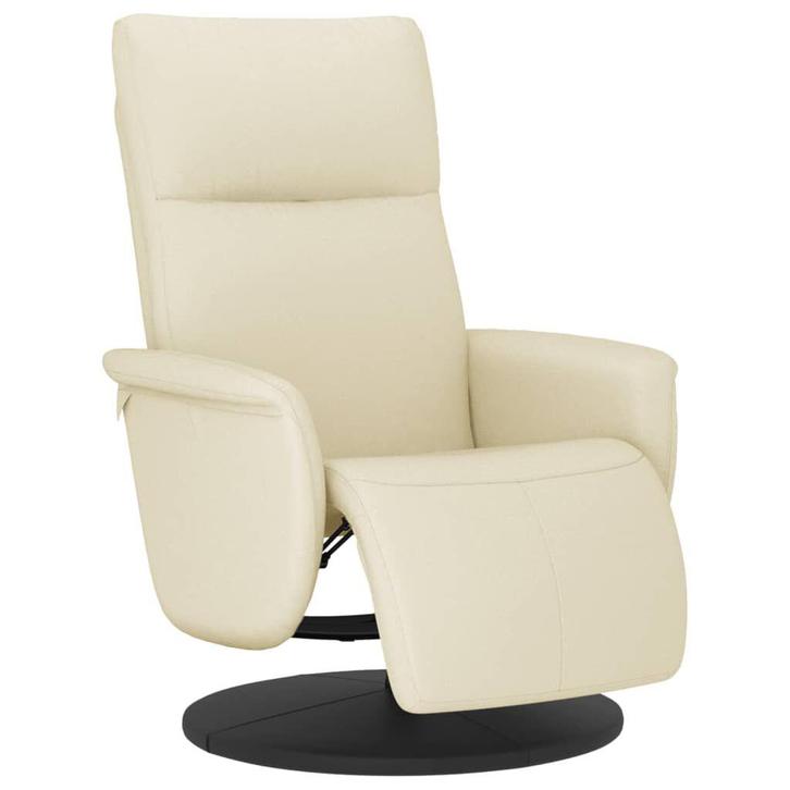 Draaifauteuil met Voetsteun Creme | Retour Deal | -40%, Huis en Inrichting, Fauteuils, 50 tot 75 cm, 75 tot 100 cm, Nieuw, Verzenden