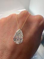 Halsketting - 14 karaat Geel goud - 9.04ct. tw. Diamant, Handtassen en Accessoires, Nieuw