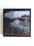 Eduard Warkentin - Rain in KL 02 – Cityscape Painting, Antiek en Kunst