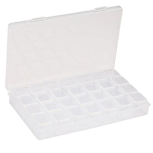 Diamond Painting Opbergbox Met 28 Bakjes - Diamond Painting, Hobby en Vrije tijd, Kralen en Sieraden maken, Verzenden
