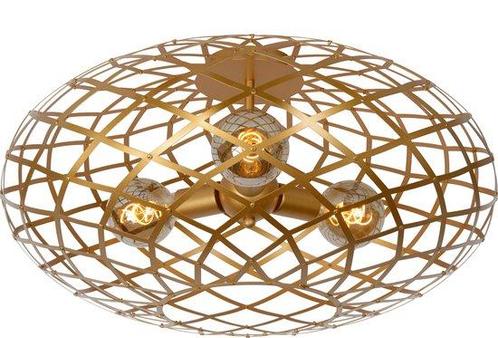 Tweedekans | Lucide WOLFRAM - Plafonnière - Ø 65 cm - 3xE27, Huis en Inrichting, Lampen | Plafondlampen, Ophalen of Verzenden