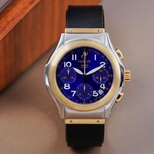 Hublot - Elegant MDM Chronograph Blue Dial - 1810.2 - Heren, Handtassen en Accessoires, Horloges | Heren