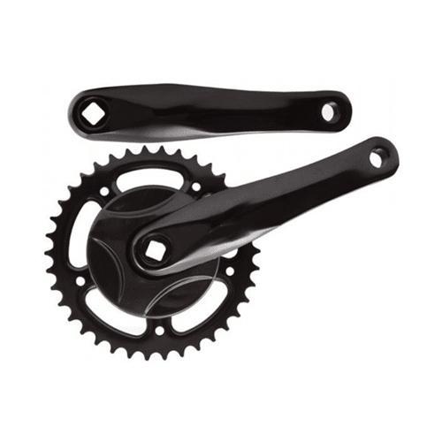 crankstel 38T Zwarte crankset aluminium 170mm, Fietsen en Brommers, Fietsonderdelen, Nieuw, Verzenden