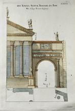 Joachim I Von Sandrart (1606-1688) - J. Franck sc. - Tempel, Antiek en Kunst, Antiek | Overige Antiek