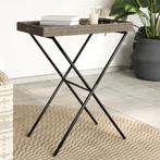 vidaXL Dienbladtafel inklapbaar 65x40x75 cm poly rattan, Tuin en Terras, Verzenden, Nieuw