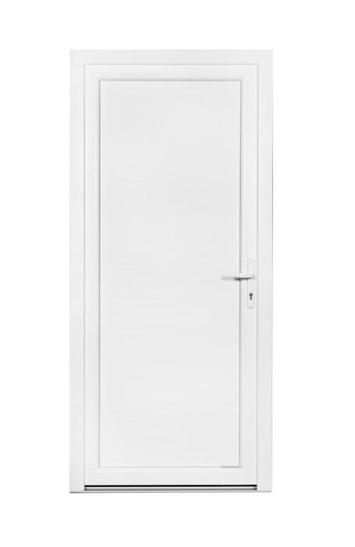 PVC Deur volledig paneel Premium b98xh215 cm wit R, Doe-het-zelf en Bouw, Deuren en Vliegenramen, Nieuw, Glas, Kunststof, Metaal