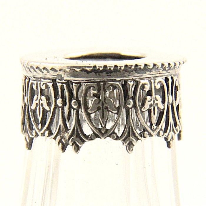 NO RESERVE - Art Nouveau Reukflacon met pipet/reukstokje -, Antiek en Kunst, Antiek | Zilver en Goud