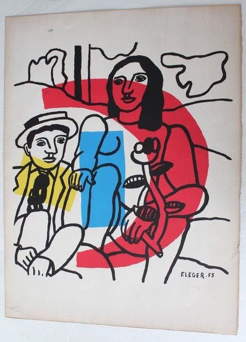 Fernand Léger (1881-1955) - Couples, Antiquités & Art, Antiquités | Autres Antiquités