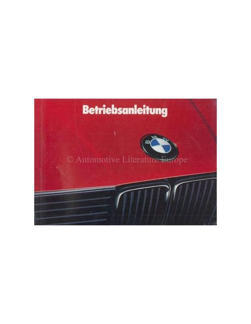 1991 BMW 3 SERIE INSTRUCTIEBOEKJE DUITS, Autos : Divers, Modes d'emploi & Notices d'utilisation