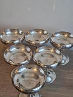 Service à dessert (6) - métal argenté - Coupes à glaces