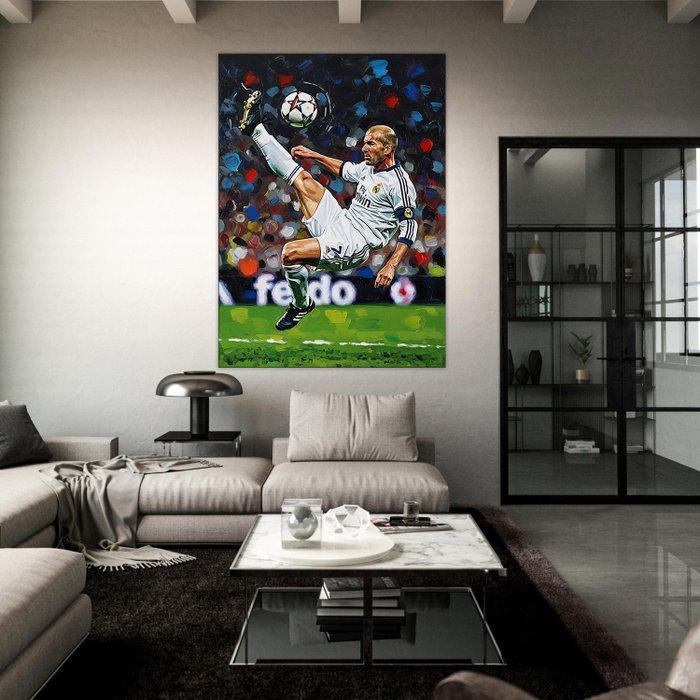 Jacob Hitt - does Zinedine Zidane w/COA XXL, Verzamelen, Overige Verzamelen