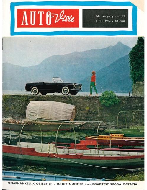 1962 AUTOVISIE MAGAZINE 27 NEDERLANDS, Boeken, Auto's | Folders en Tijdschriften