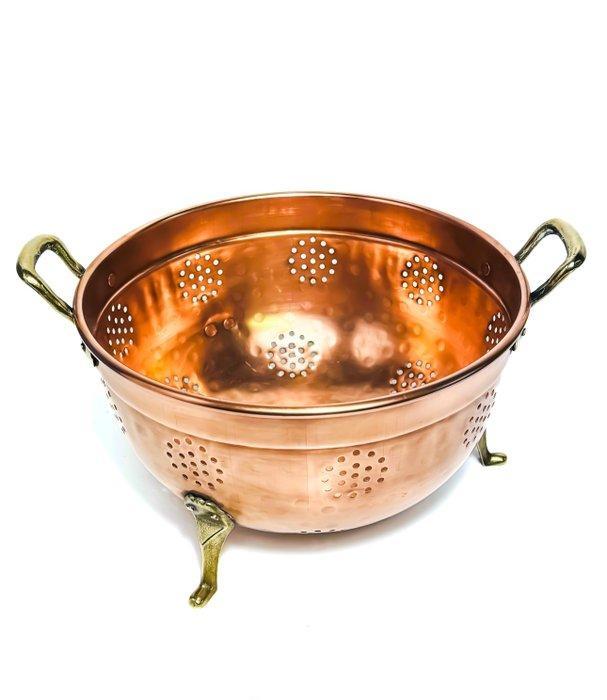 Passoire - Vergiet - Koper, Messing, Antiek en Kunst, Antiek | Keukengerei