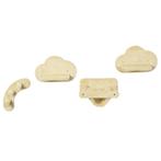 TRUUSK Katten Klimmuur Set - 4-delig - 3-traps Ladder - 2 Sp, Dieren en Toebehoren, Verzenden, Nieuw